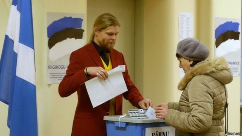 Вы сейчас просматриваете На выборах в Эстонии пророссийская партия заняла второе место